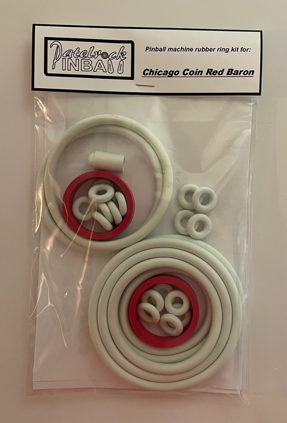 1975 Chicago Coin Red Baron Pinball Machine Rubber Ring Kit