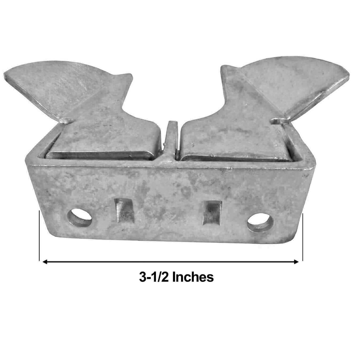 CHAIN LINK WALL MOUNT BUTTERFLY GATE LATCH: Chain Link Gate Frames 1-3/8-1-5/8"