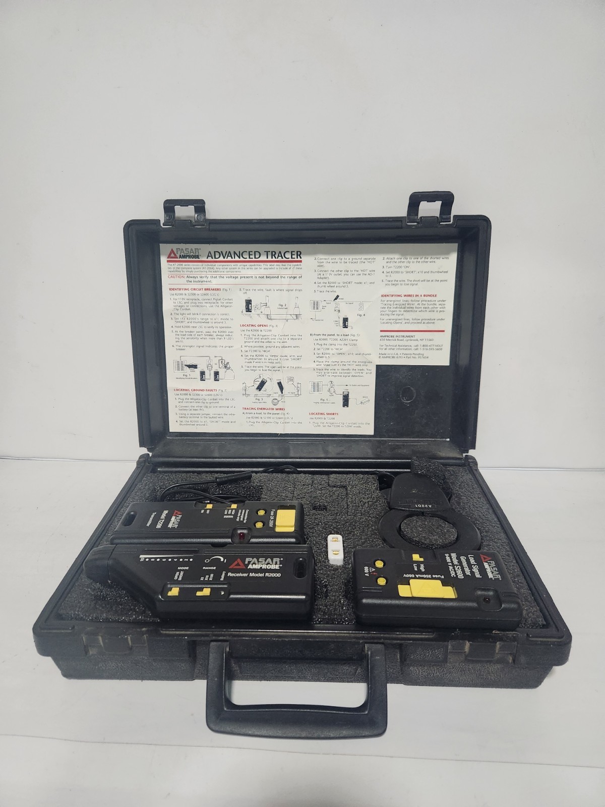 Pasar Amprobe Advanced Wire Tracer Kit Transducer A2201 S2600 T2200 R2000