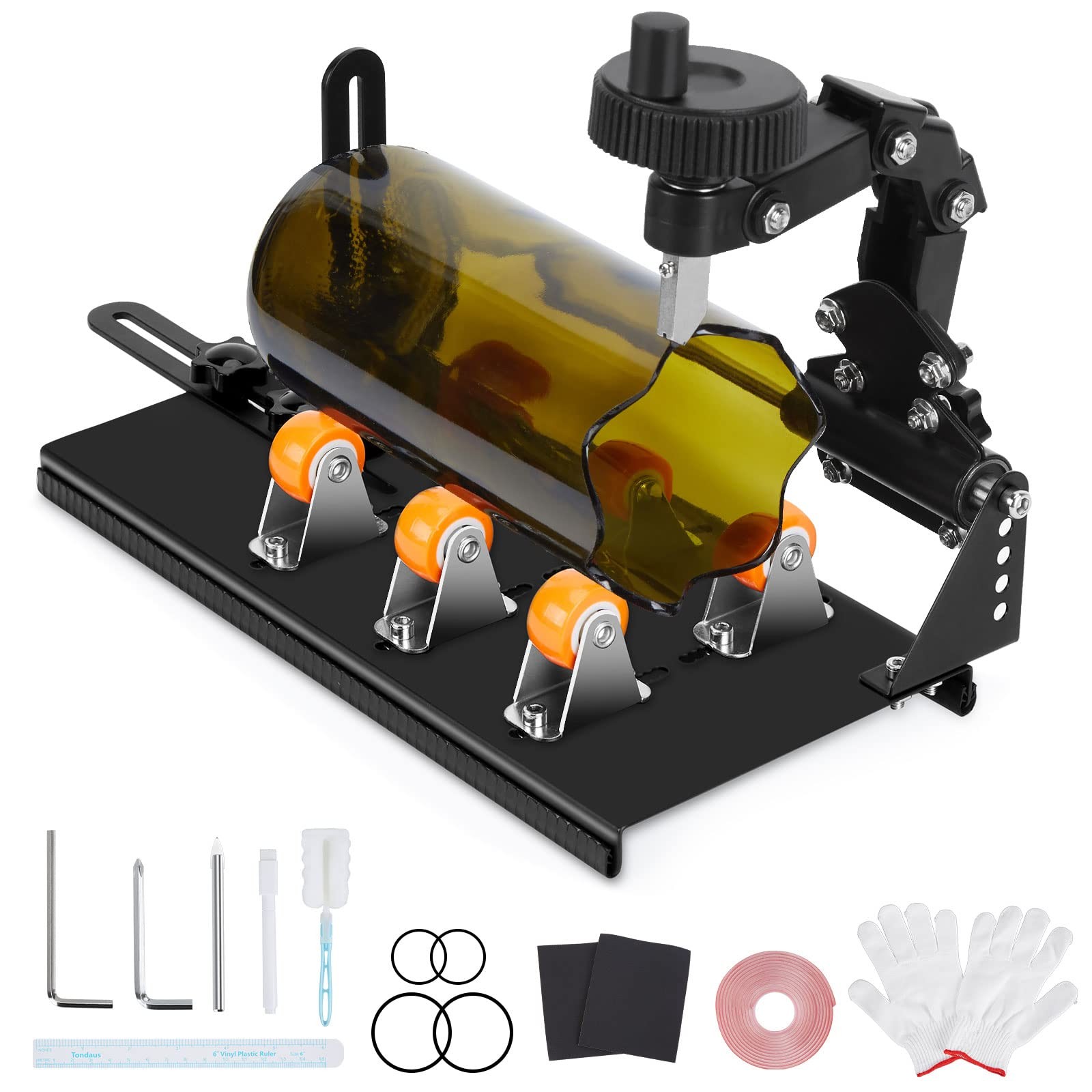 Glass Bottle Cutter Kit, FIXM DIY for Bottles with Black