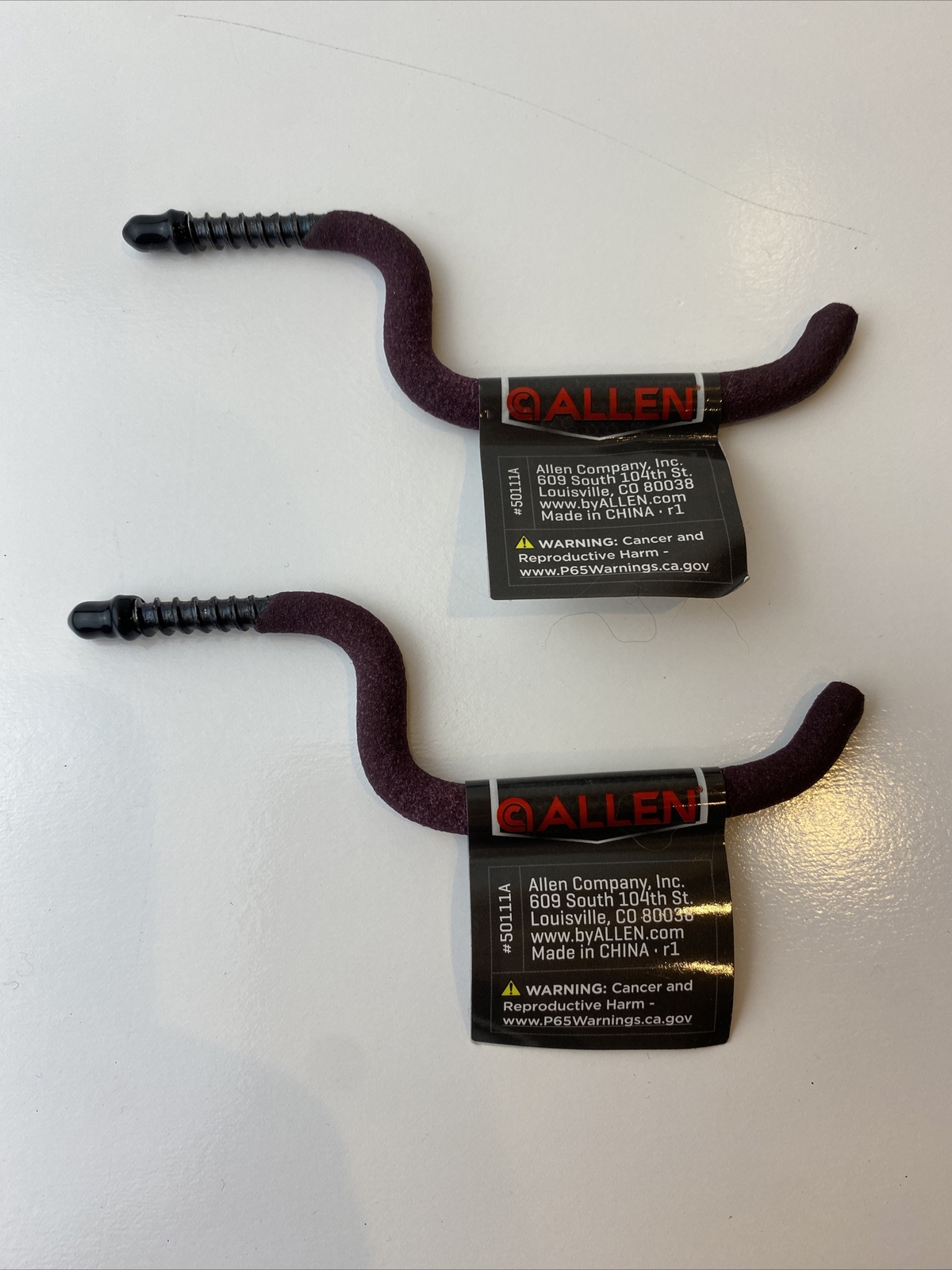2 Piece Rubber Coated Allen Tree Stand Bow Gun Or Accessory Hunting Hanger - NEW