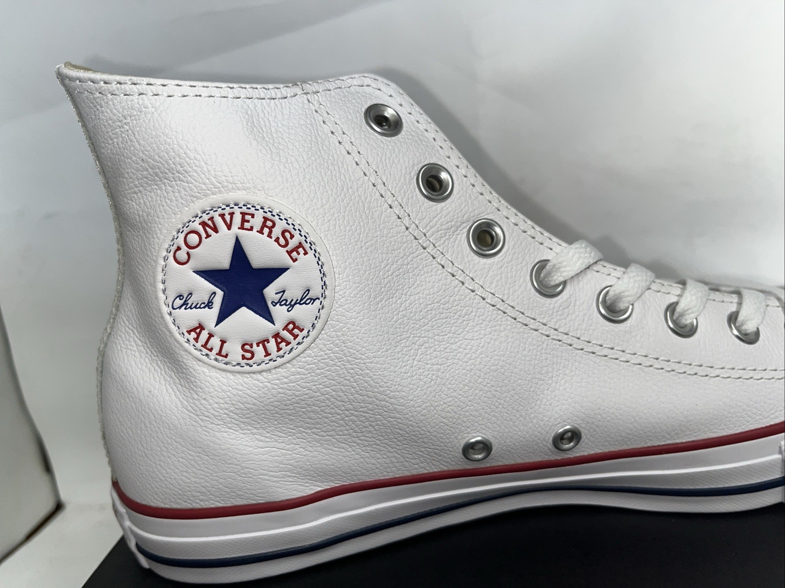 Converse All Stars White Hi Leather