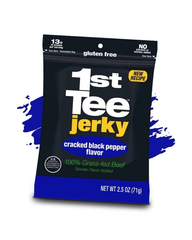 8 - 1st Tee Jerky, Cracked Black Pepper Flavor 2.5oz Bags- Best Buy Oct. 2027