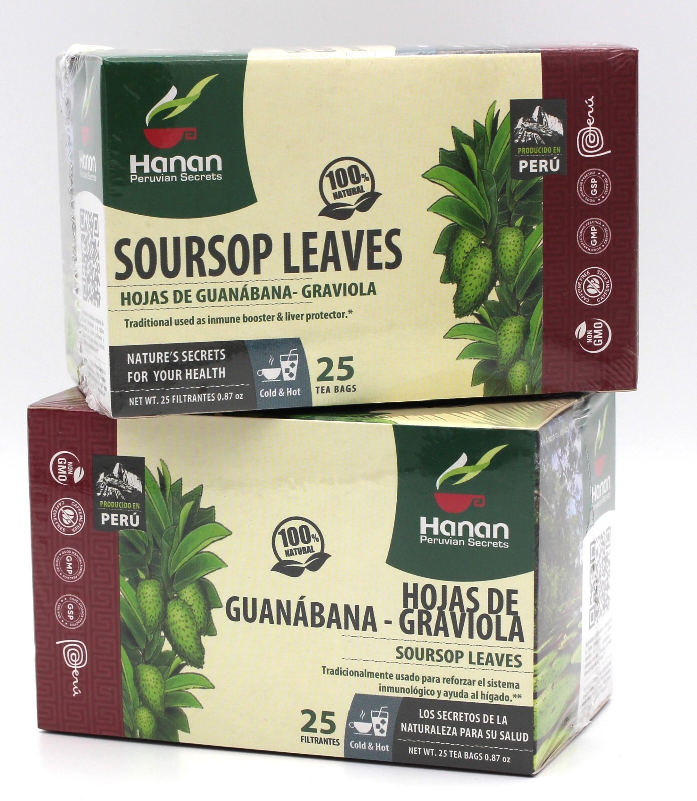 50 Soursop Leaves Tea Bags  (Tea Bags Hoja de Guanabana)