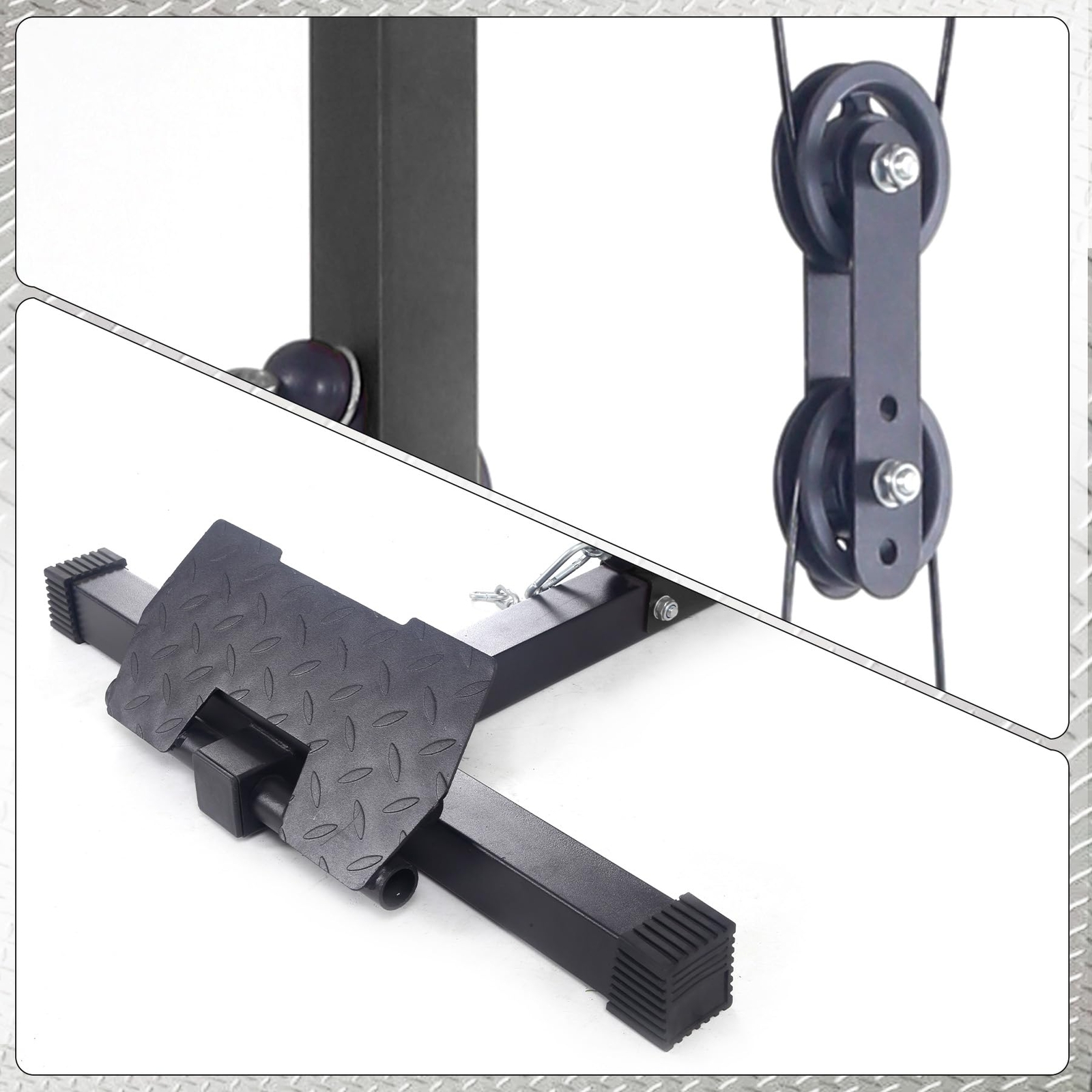 LAT Pulldown Machine & Cable Station Home Gym Workout Strength Row Cable Machine