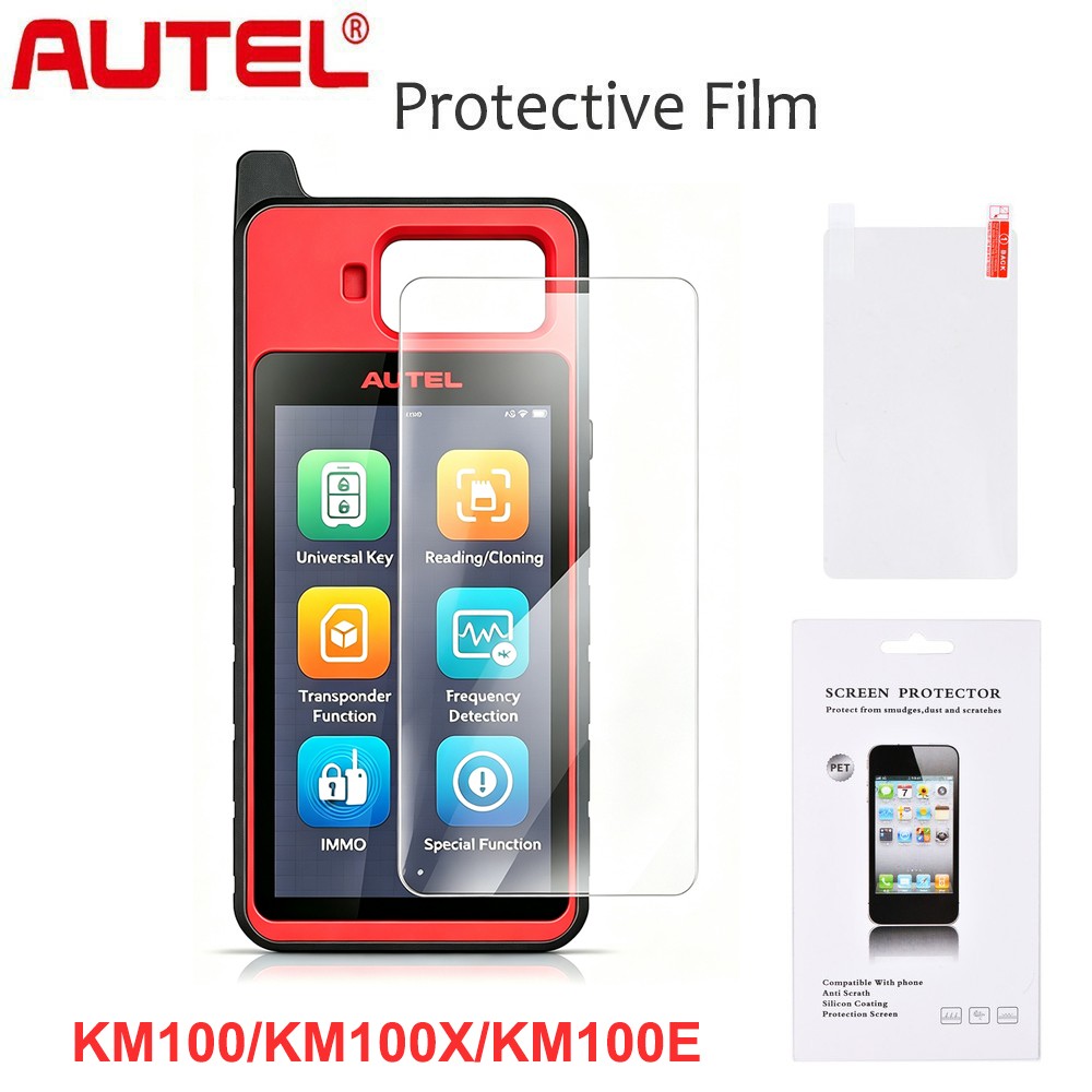 2PCS Autel Screen Protector Anti-Scratch Film for KM100 KM100X KM100E Scanner