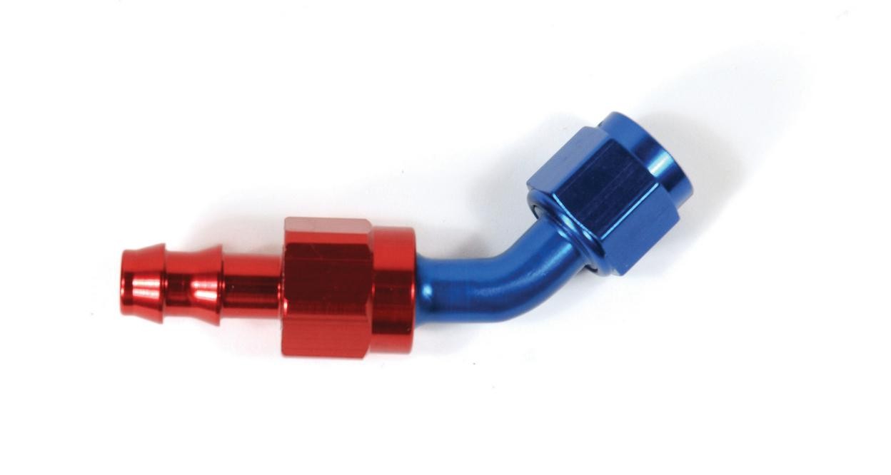 SpeedFx 520845 Full Swivel, Push On, -8AN Hose Coupler