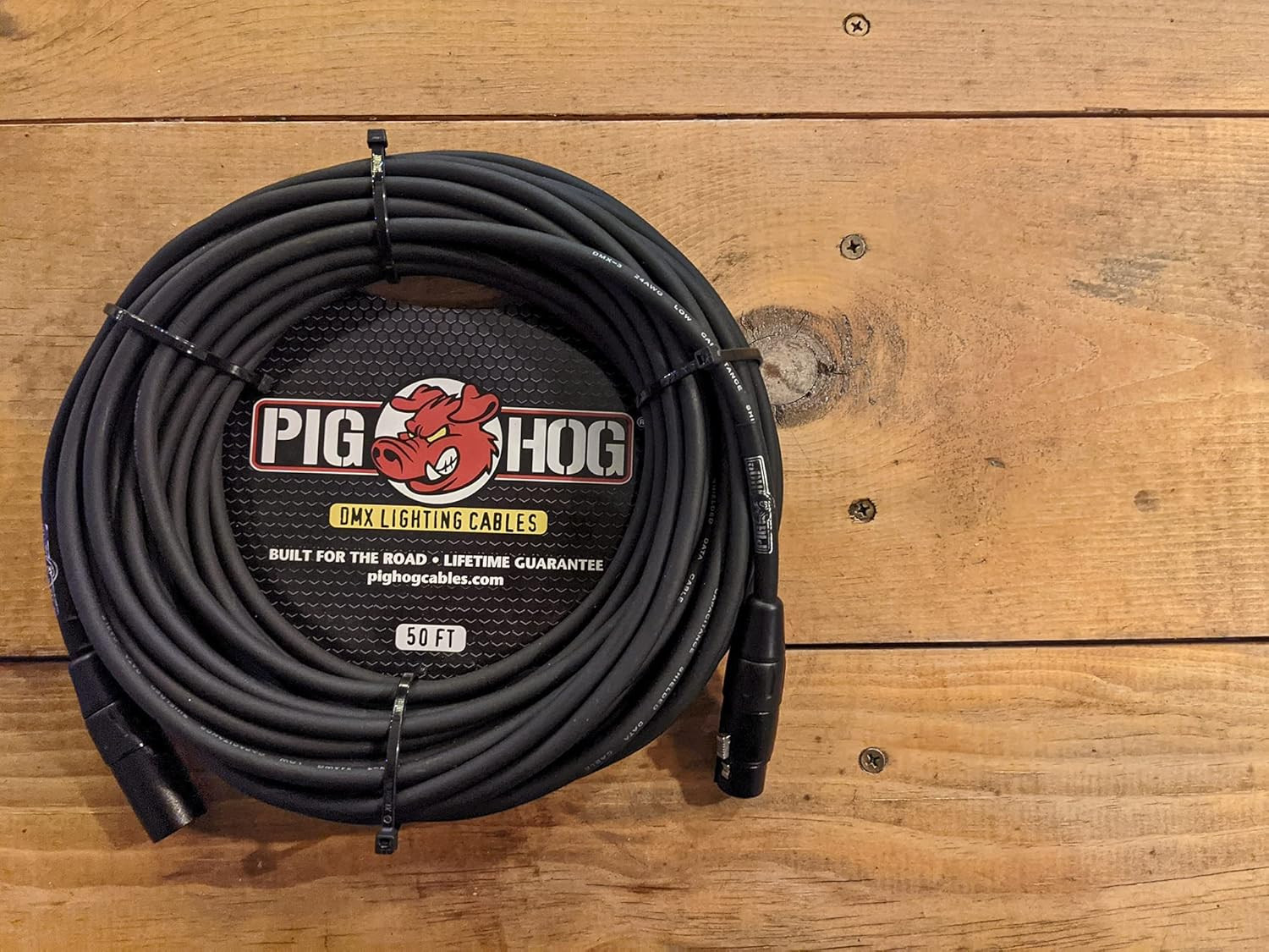 PHDMX50 3-Pin DMX Lighting Cable, 50 Feet