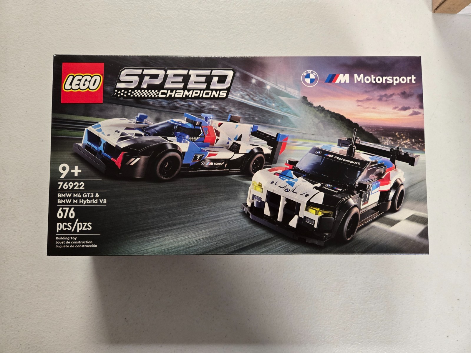 LEGO SPEED CHAMPIONS: Bmw M4 Gt3 & Bmw M Hybrid V8 Race Cars (76922)