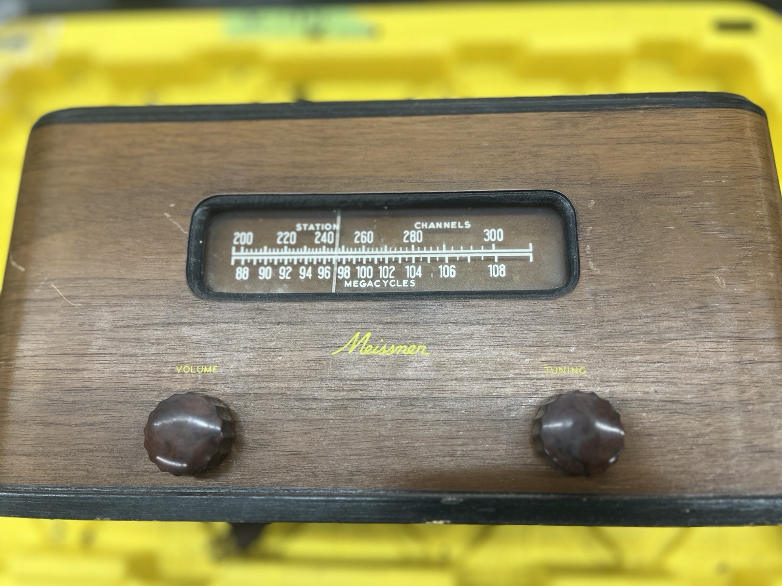 Meissner Radio Estimated 1950’s Unsure If Working, Bad Cord - 533-EB-F