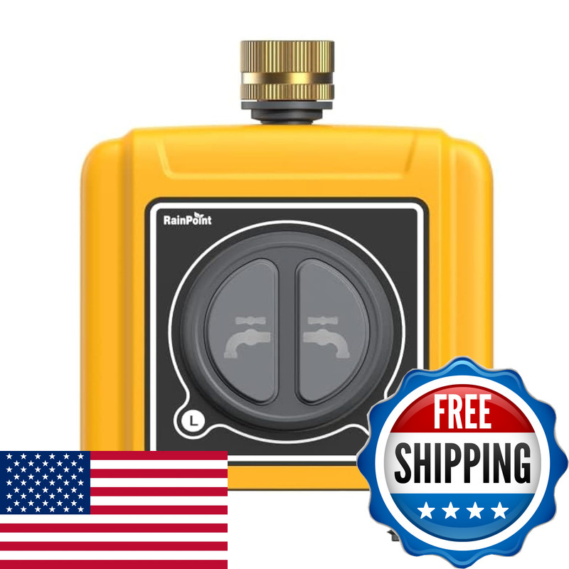 Rainpoint Wifi Sprinkler Timer 2 Zone Smart Water Hose Timer 2 Outlet Only