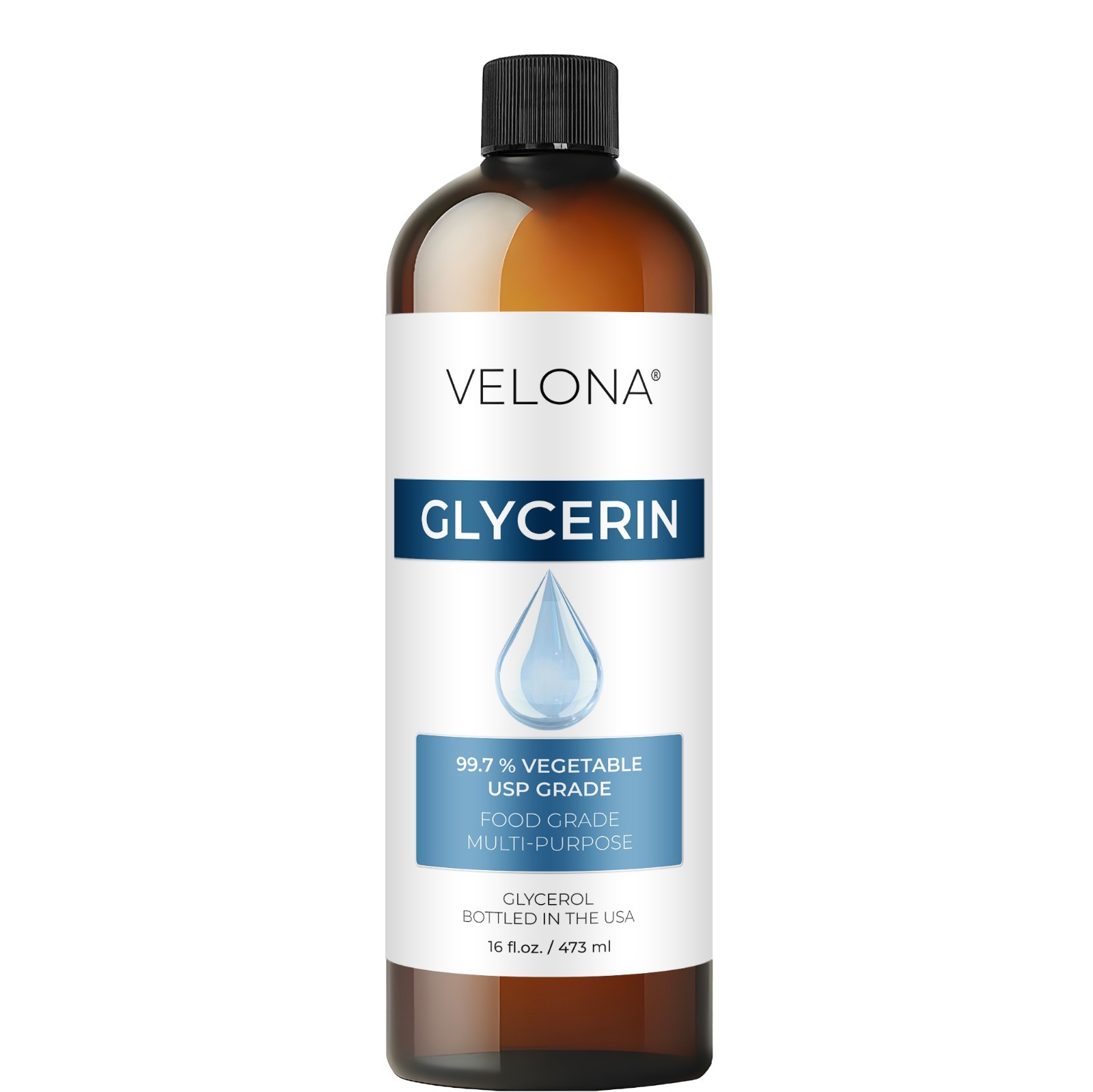 Glycerin Vegetable USP Grade by Velona 2 Fl Oz - 1 Gal Bubble Bath Glycerin Soap
