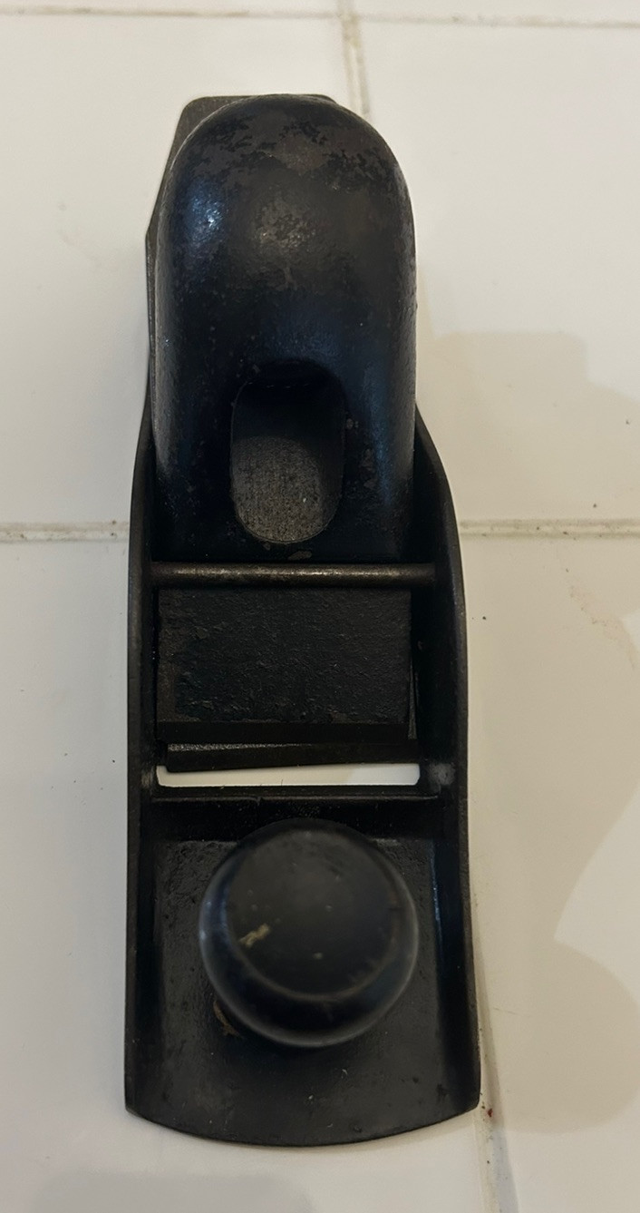 LAKESIDE BY STANLEY MONTGOMERY WARDS IRON BLOCK PLANE 7" #520/C211- VINTAGE