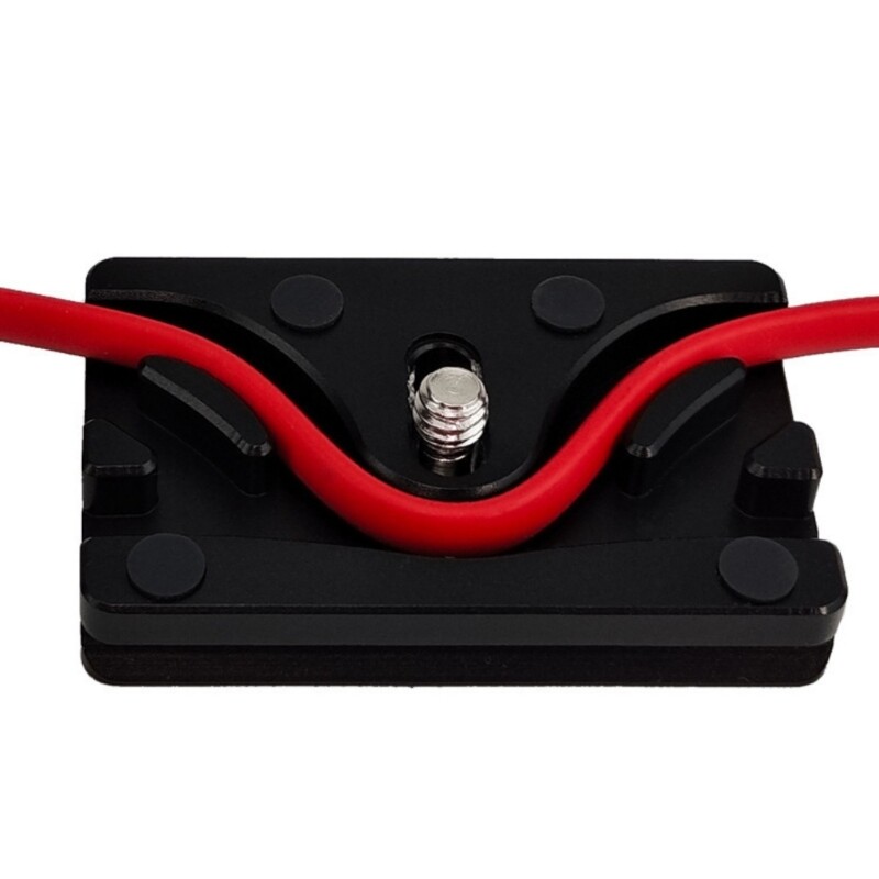 Camera Arca Tether Cable Clamp Block Plate Clip for 3.5mm-7mm Diameter Wire