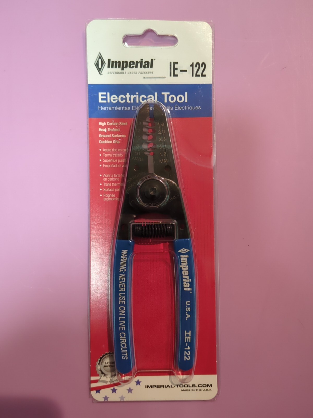 Imperial Tool IE114 5-in-1 Combination Tool for Cutting, Crimping, and Striping