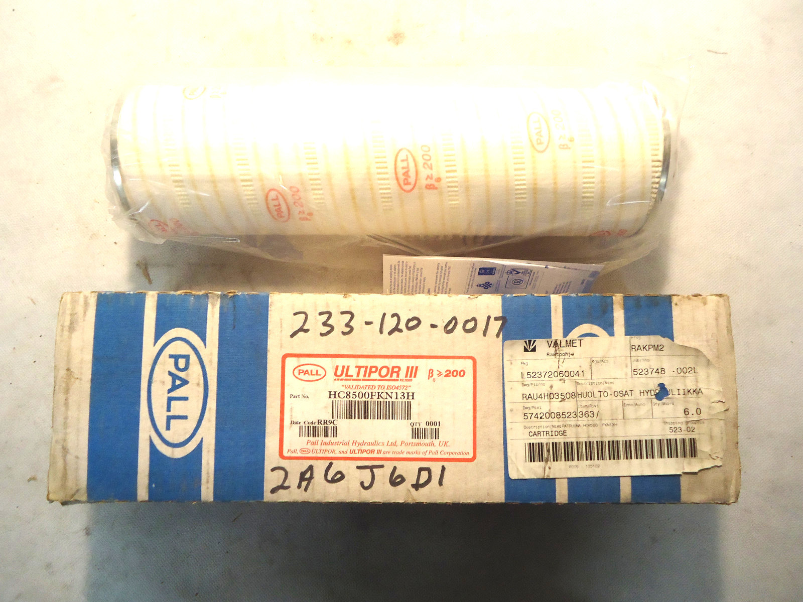 NEW IN BOX PALL ULTIPOR III HC8500FKN13H FILTER ELEMENT