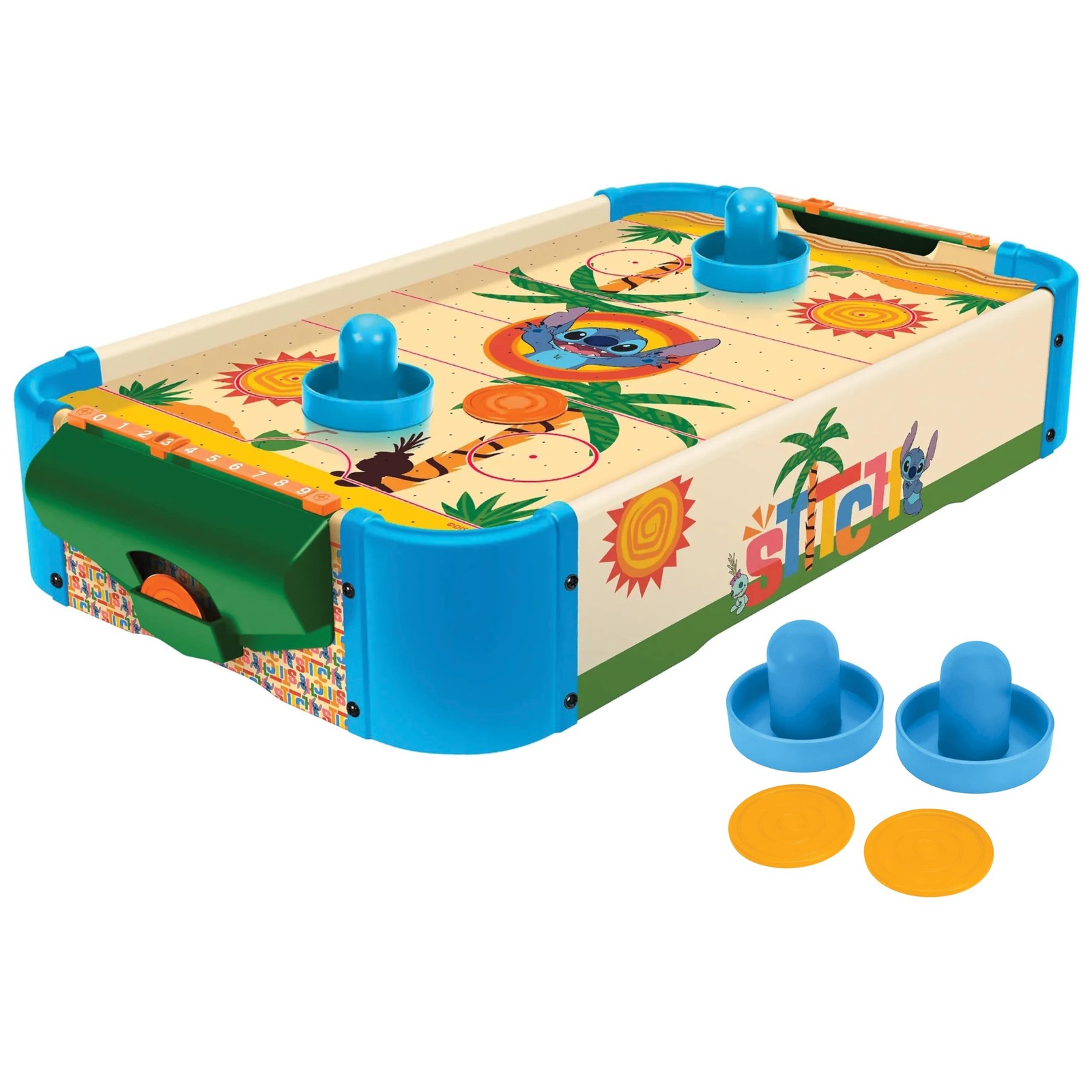 Disney Lilo and Stitch Air Hockey Table for Kids - Wooden Tabletop Game with ...