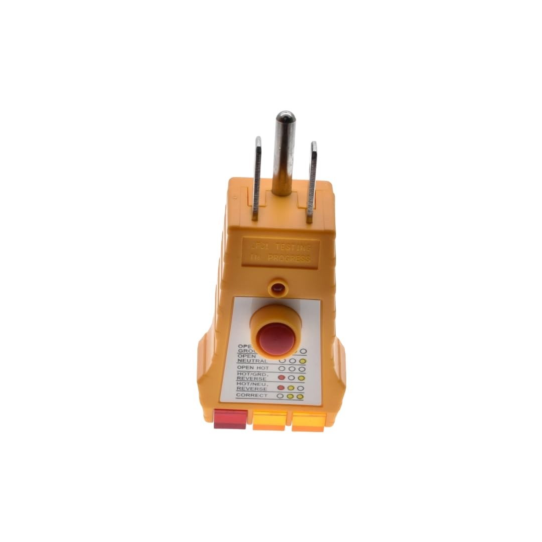 Outlet Circuit Tester with GFCI Grounding Tester Receptacle Socket Wiring Tool
