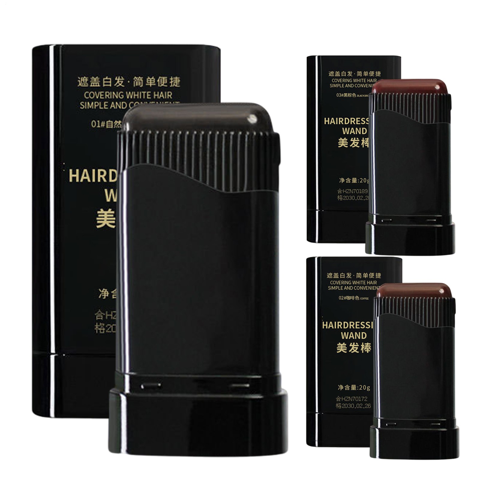 Temporary Hair Dye Comb White Gray Hair Cover Up Comb For Hiding Hairline Beard