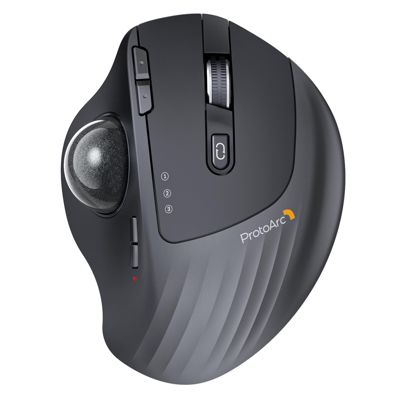 ProtoArc Wireless Trackball Mouse, EM01 NL Ergonomic Bluetooth Rollerball Thu...