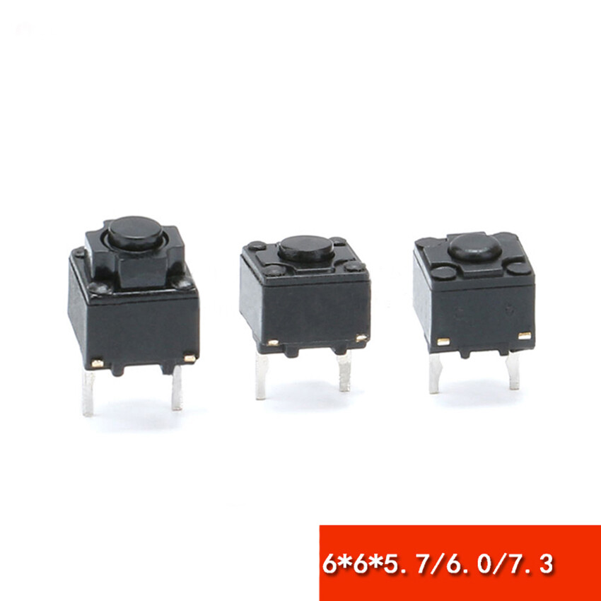 6x6x5.7mm 6x6x6.0mm 6x6x7.3mm Tact Switch Mouse Micro Switch Push Button Switch