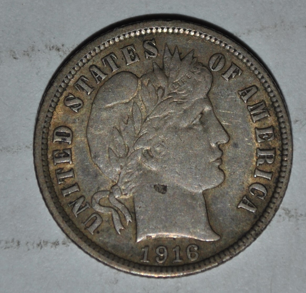 1916  Barber Dime {{{T346