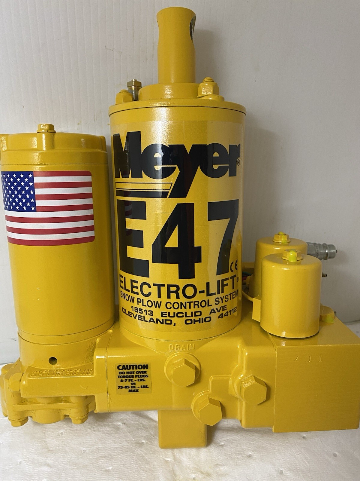 Rebuilt Meyer E47 E-47 Snow Plow Pump ( New Ram & Coils & Couplers!)