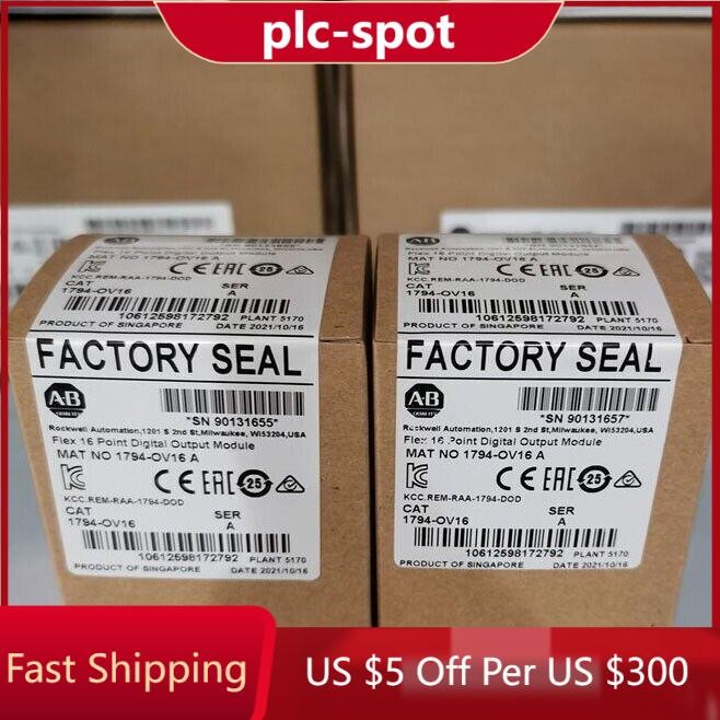 New AB 1794-OV16 SER A Flex 16 Point Digital Output Module 1794OV16