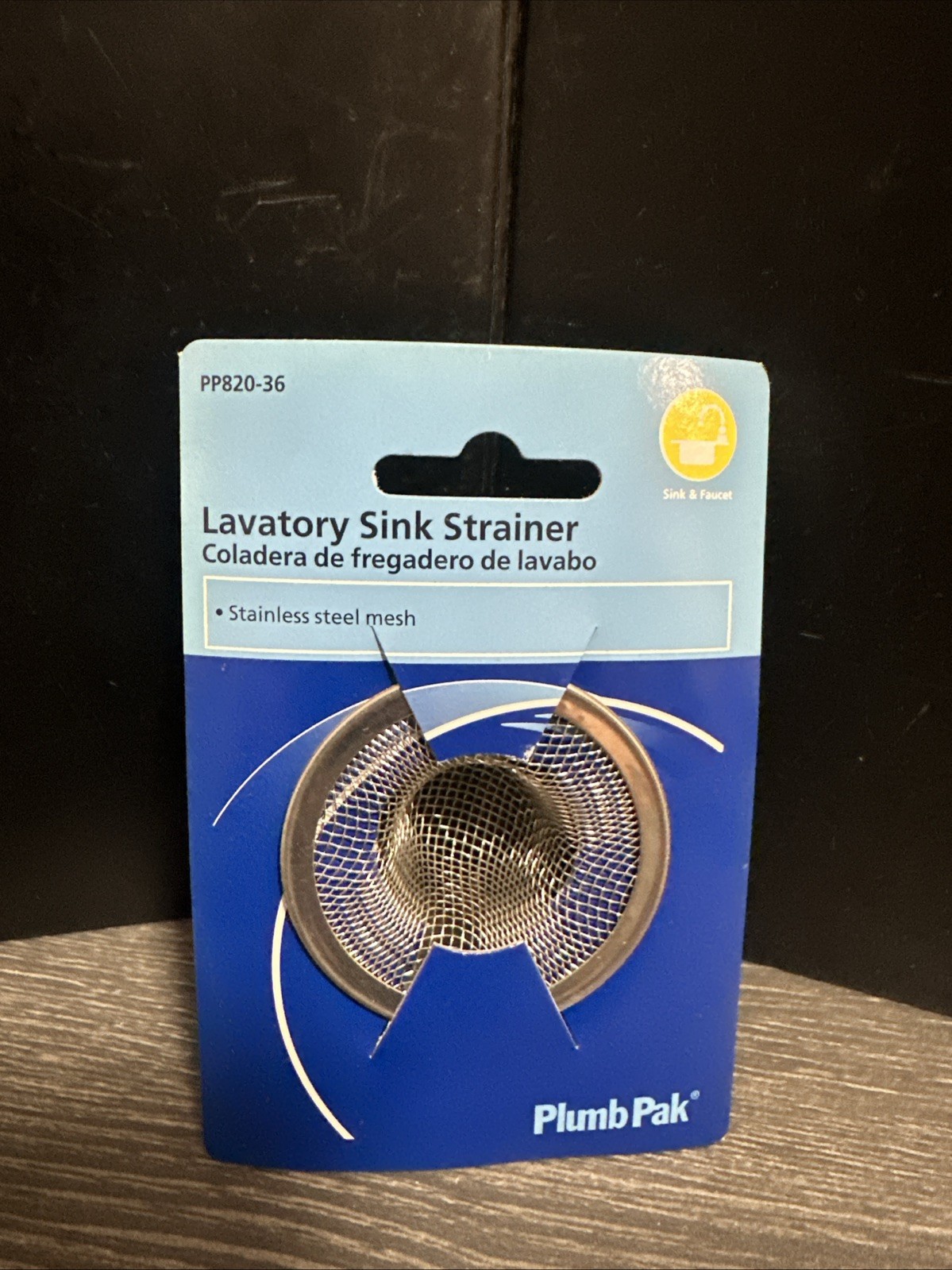 Plumb Pak 2-1/2” Lavatory Stainless Steel Sink Strainer Basket PP820-36 NOS