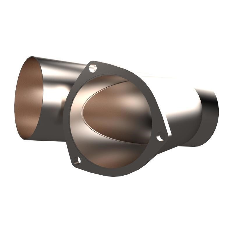 QTP 4in Weld-On QTEC Exhaust Y-Pipe
