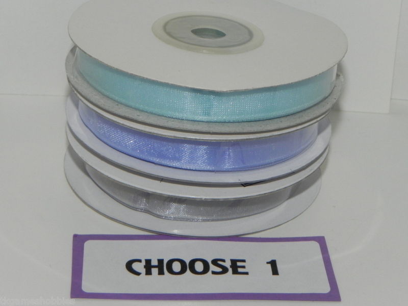 Stampin Up Choose 1 Roll ~ 3/8 Organdy Ribbon 25 Yards ~ NEW