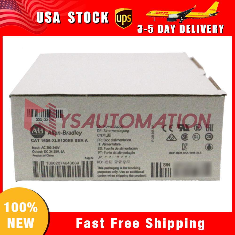 YG Allen-Bradley 1606-XLE120EE Power Supply,120 W, 24V DC,180-264V AC 50/60 Hz