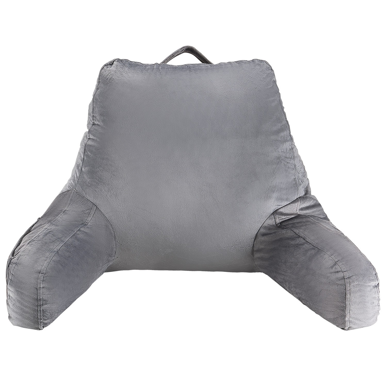 Reading Pillow Standard Size Bed Pillow with Shredded Memory Foam Washable