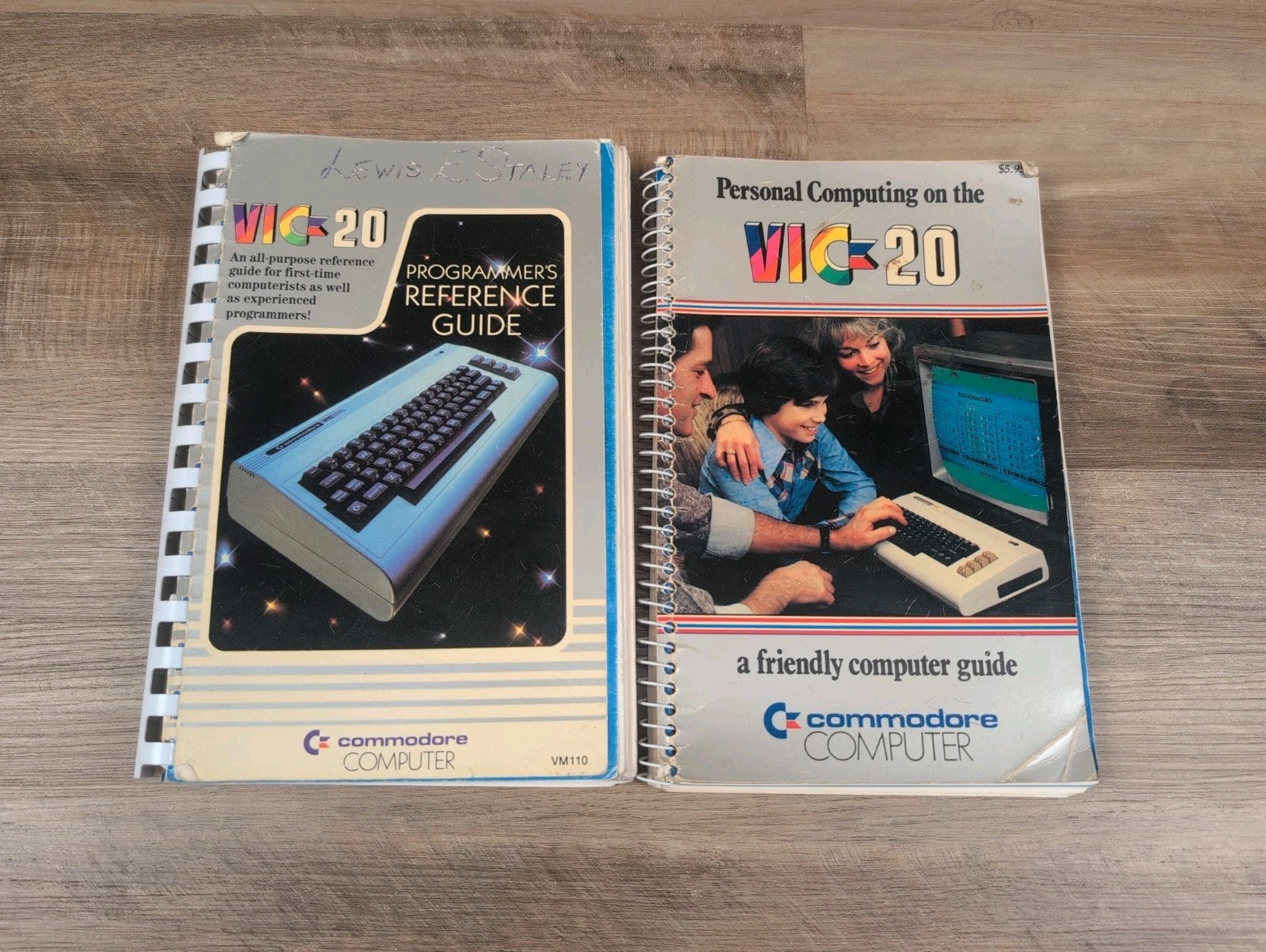 2 Books Commodore Vic-20 Programmers Reference Guide  Manual with Schematic