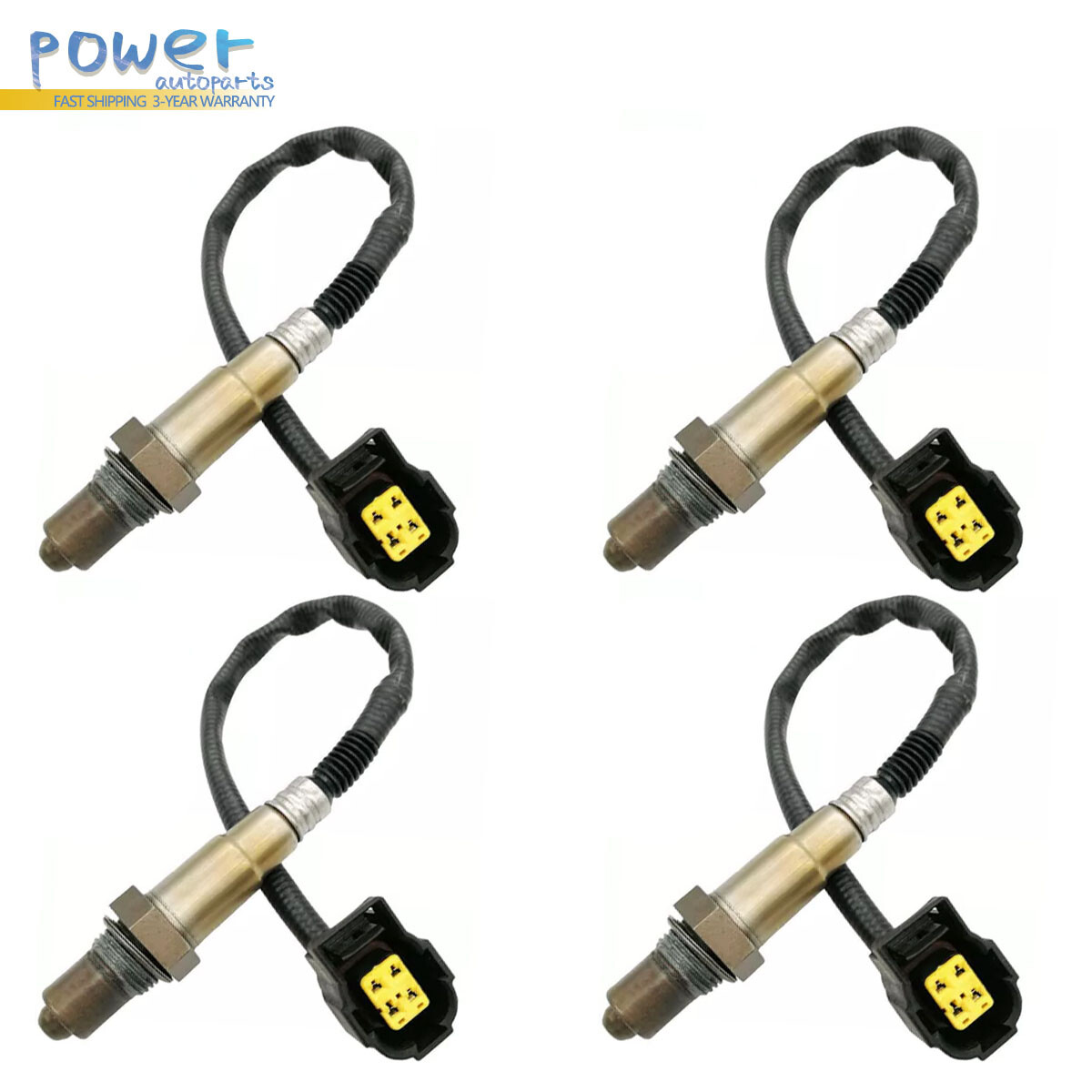 4pcs Oxygen O2 Sensor For Dodge 2008-2020 Grand Caravan 3.6L 4.0L Up+Downstream