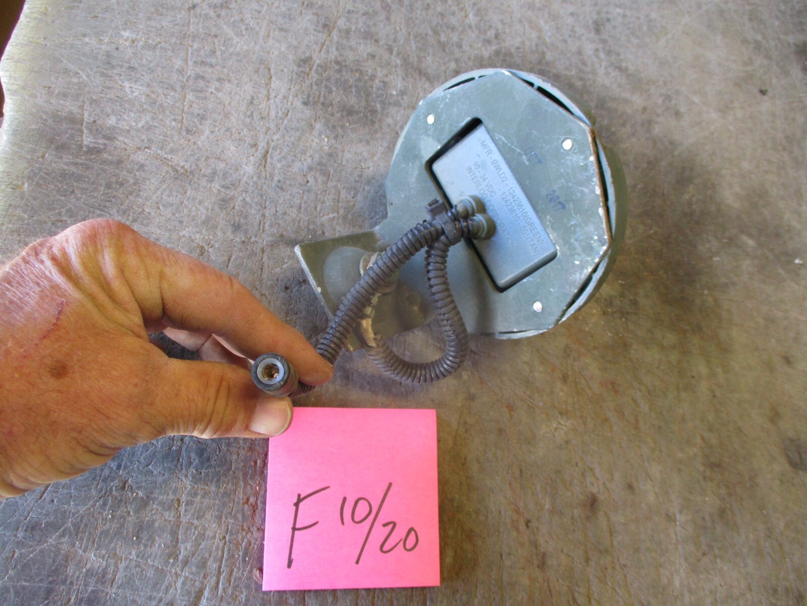 NOS Interlog BO Light, Scuffs, 24v, for HMMWV or Misc. MVs