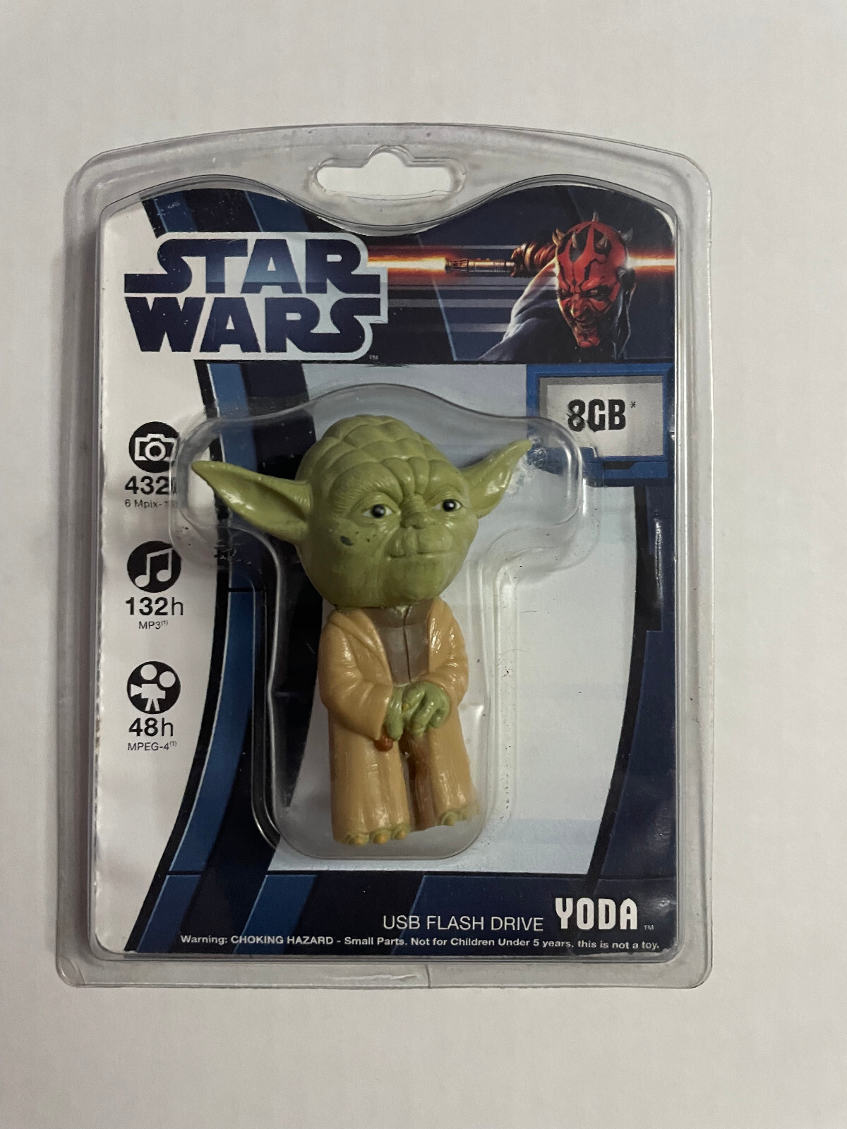 Star Wars 2012 Yoda 8GB USB Flash Drive (Tyme Machines) - New