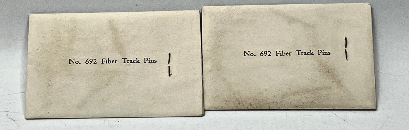 (2) Gilbert American Flyer S Gauge #692 Fiber Track Insulating Pins (Sealed NOS)