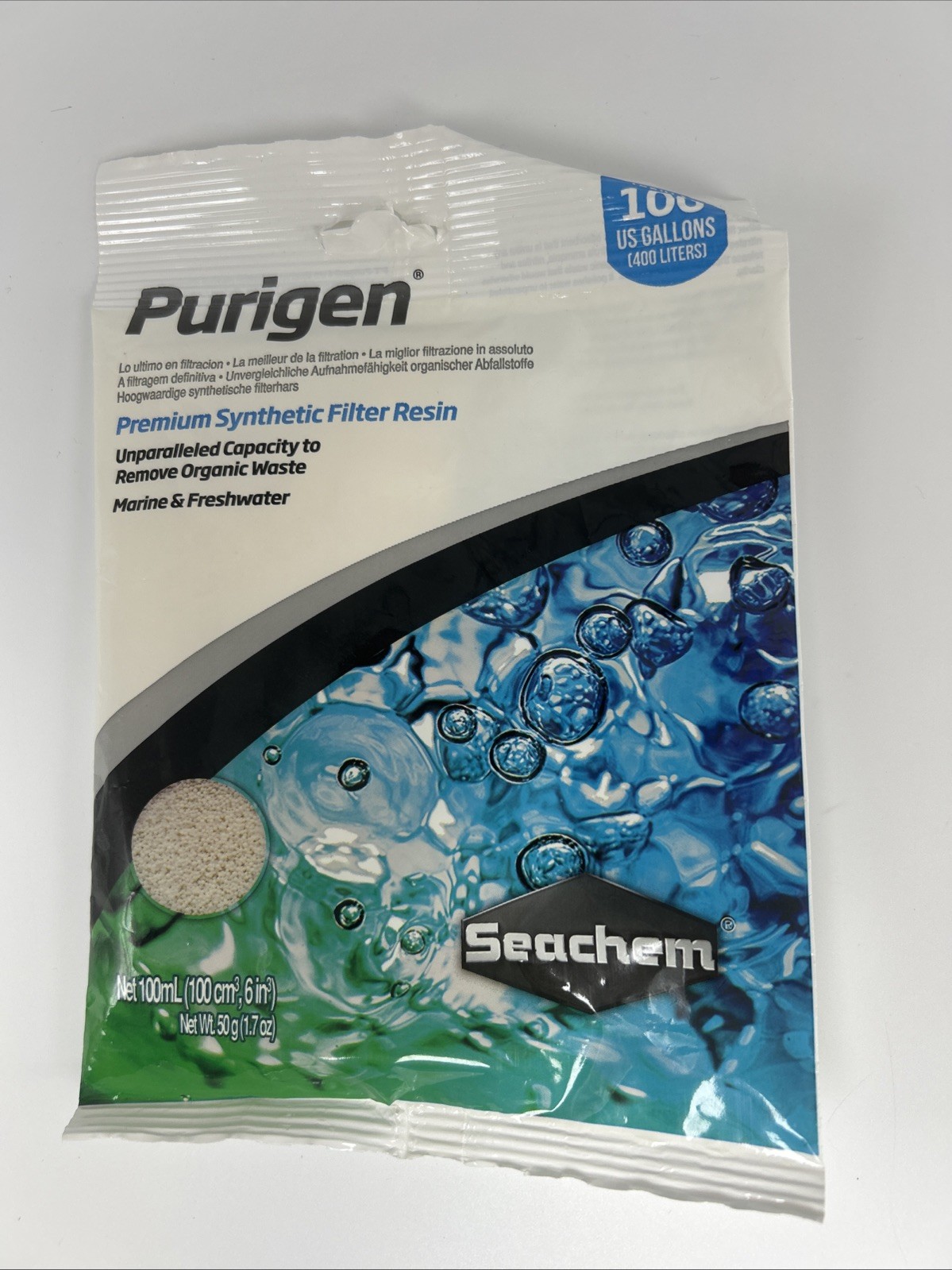 Seachem Purigen Ultimate Filtration - Fresh and Saltwater 100 ml