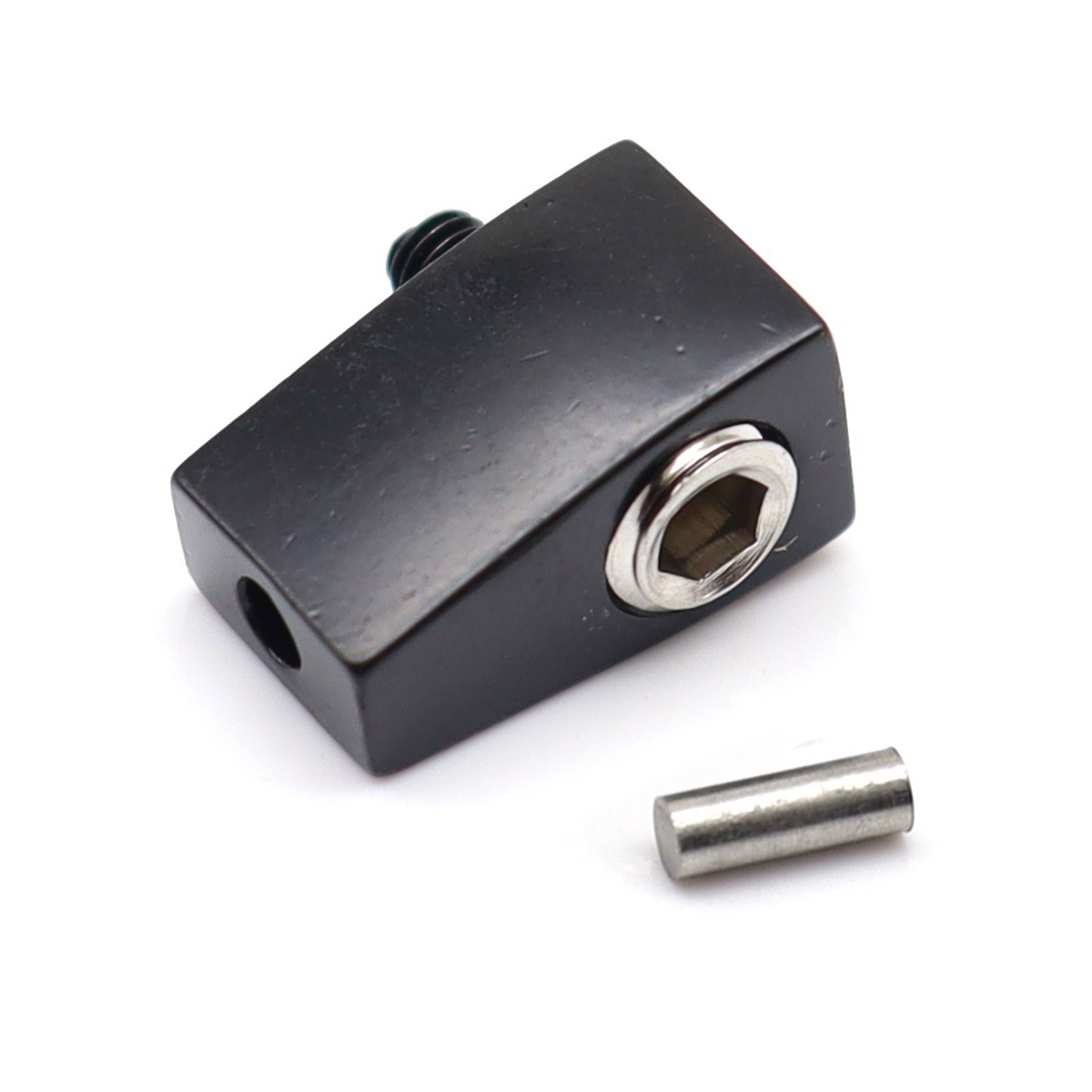 8 Strings Headless Electric Guitar Nuts 8Pcs Metal Single String Nuts Black