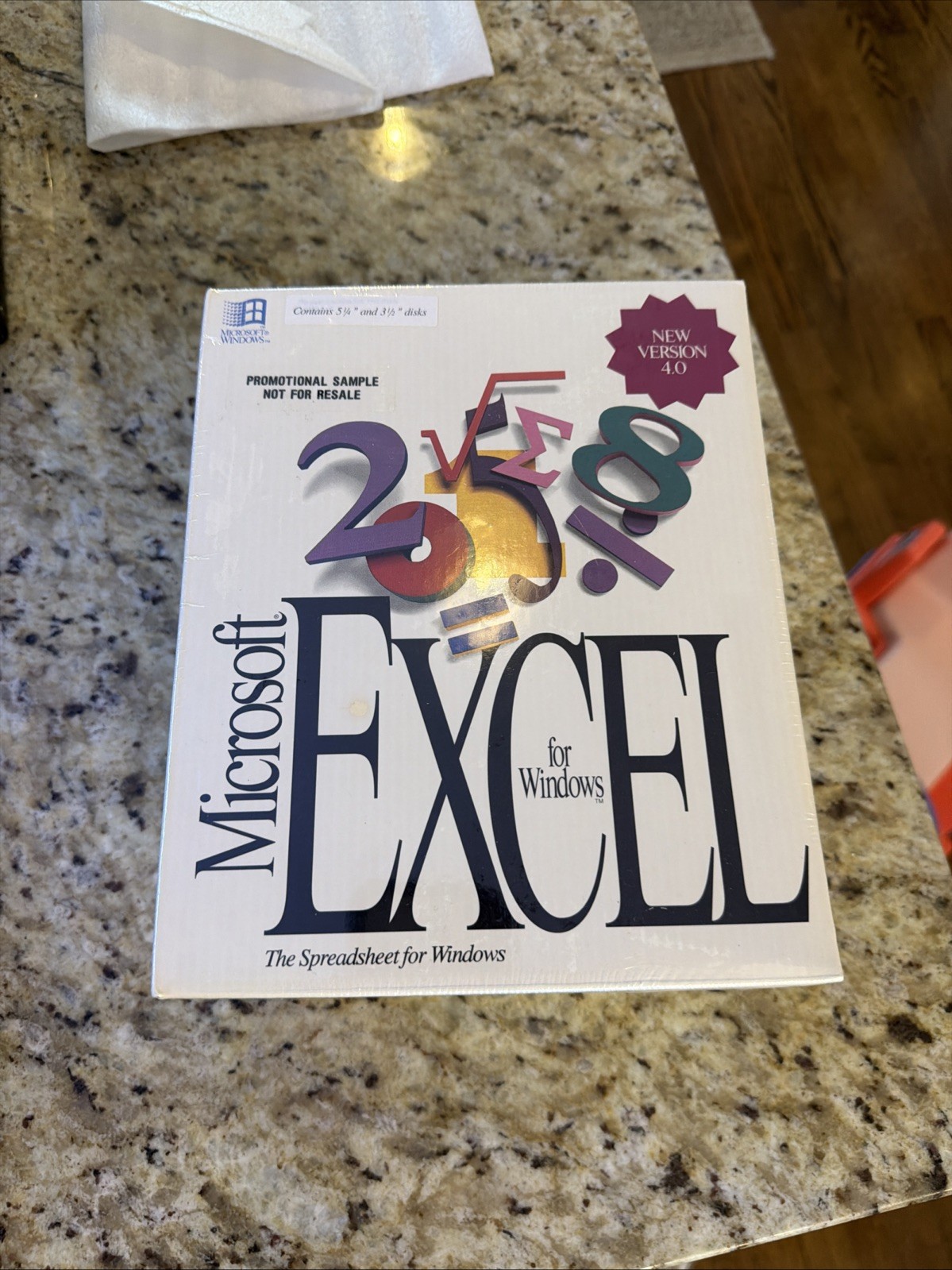 Microsoft Excel 4.0 for Windows Compatible w/ User Guide 1&2 Sealed