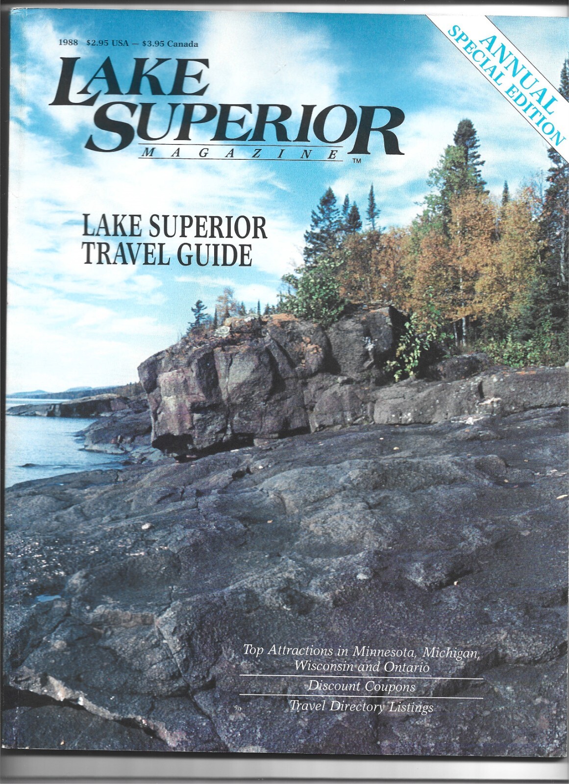 Vintage 1988 Lake Superior Magazine 112 pages