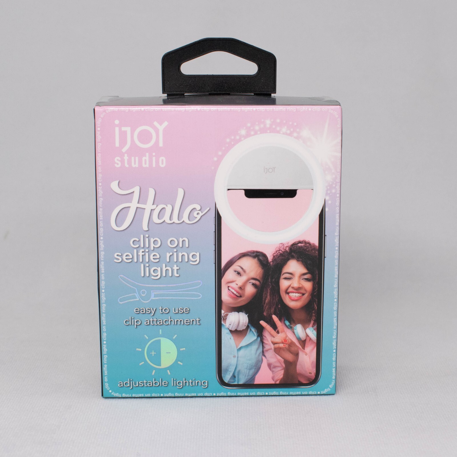 iJoy HALO Rechargeable Clip on Selfie Ring Lights