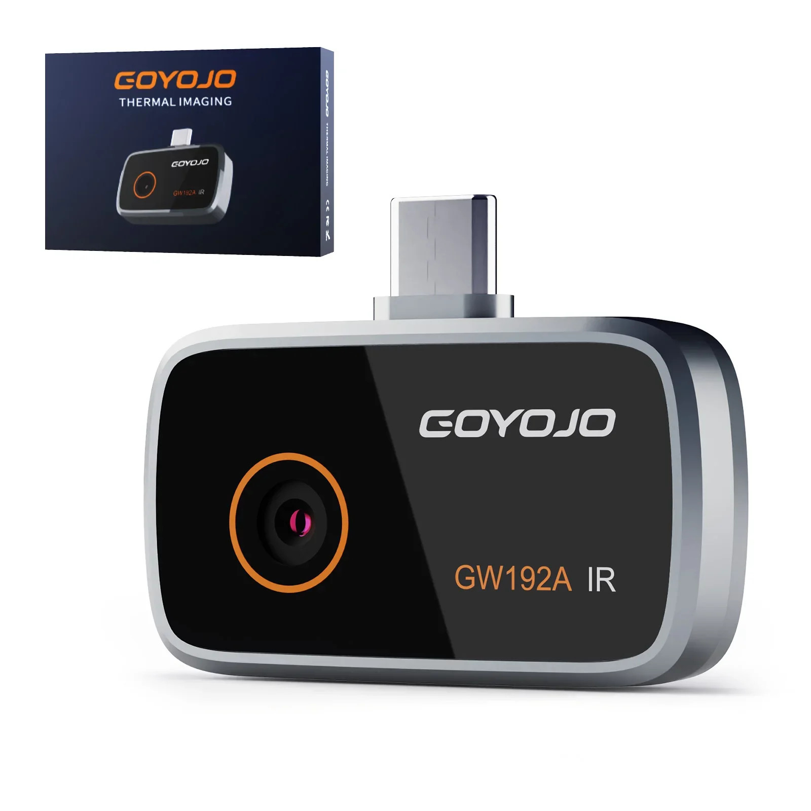 GOYOJO Thermal Imaging Camera for Android/iphone 15/16/17 192x192 IR Resolution