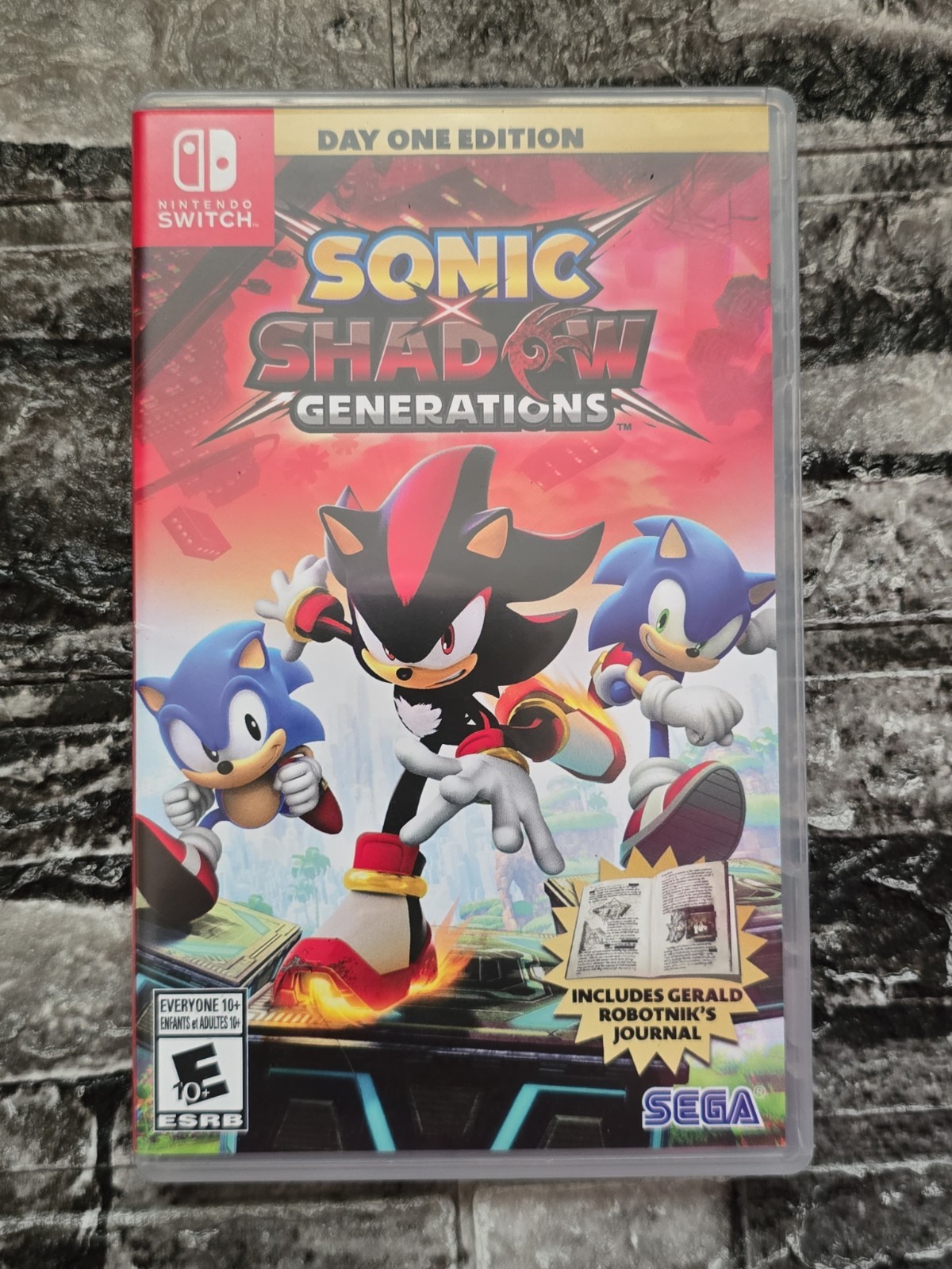 Sonic X Shadow Generations Nintendo Switch 2024 CASE ONLY - NO GAME
