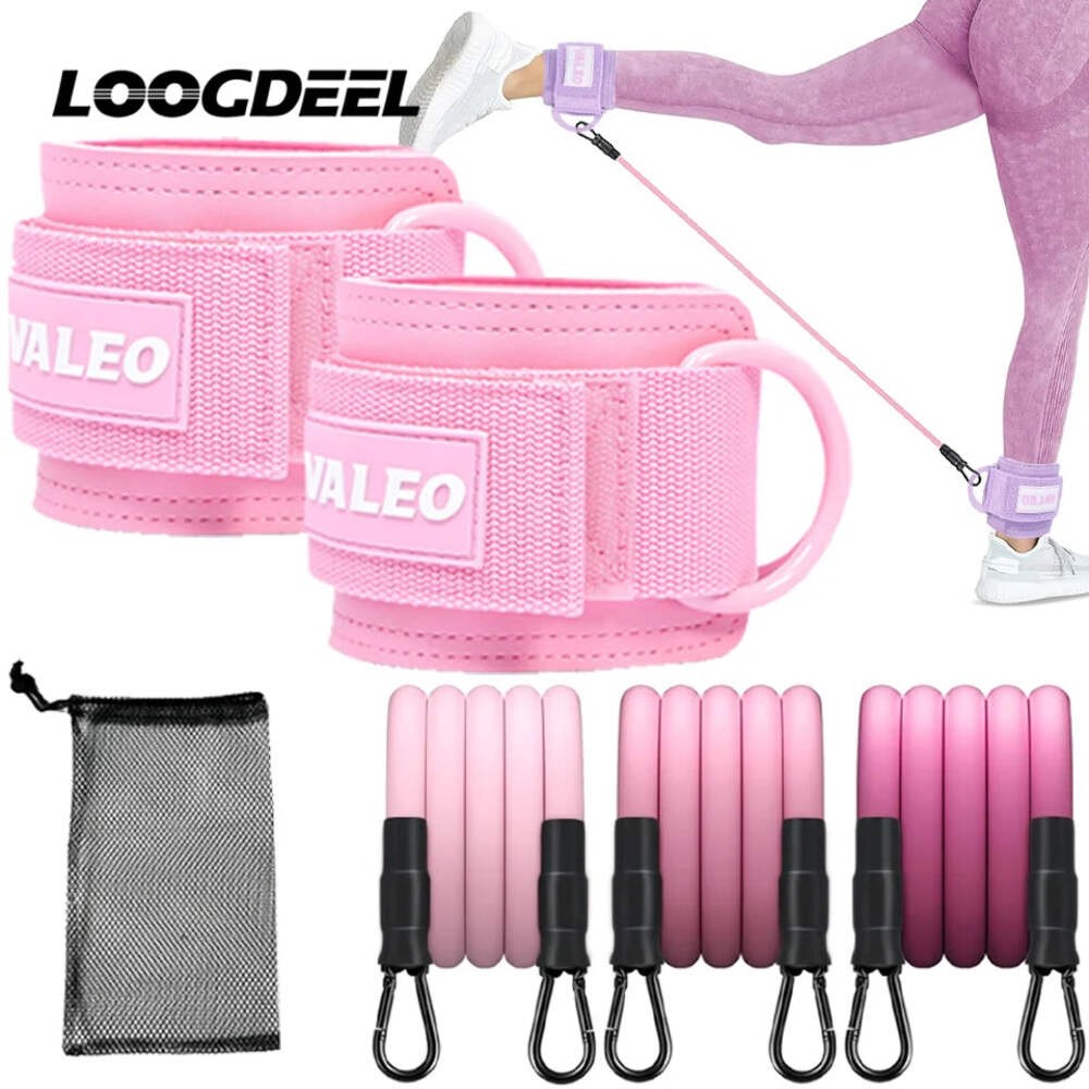 Ankle Strap Foot Support Cuff for Yoga Pilates and Weight Leg Training Workouts