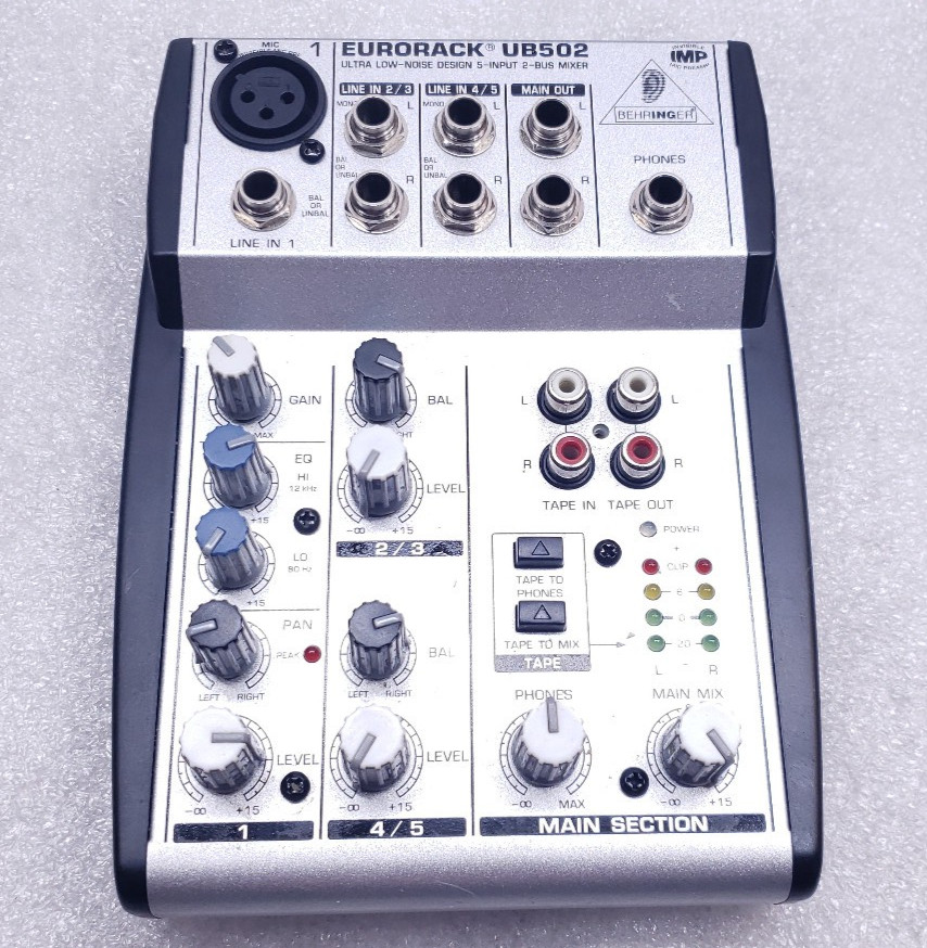 Behringer EURORACK UB502 Compact Mixer [No PSU] #99