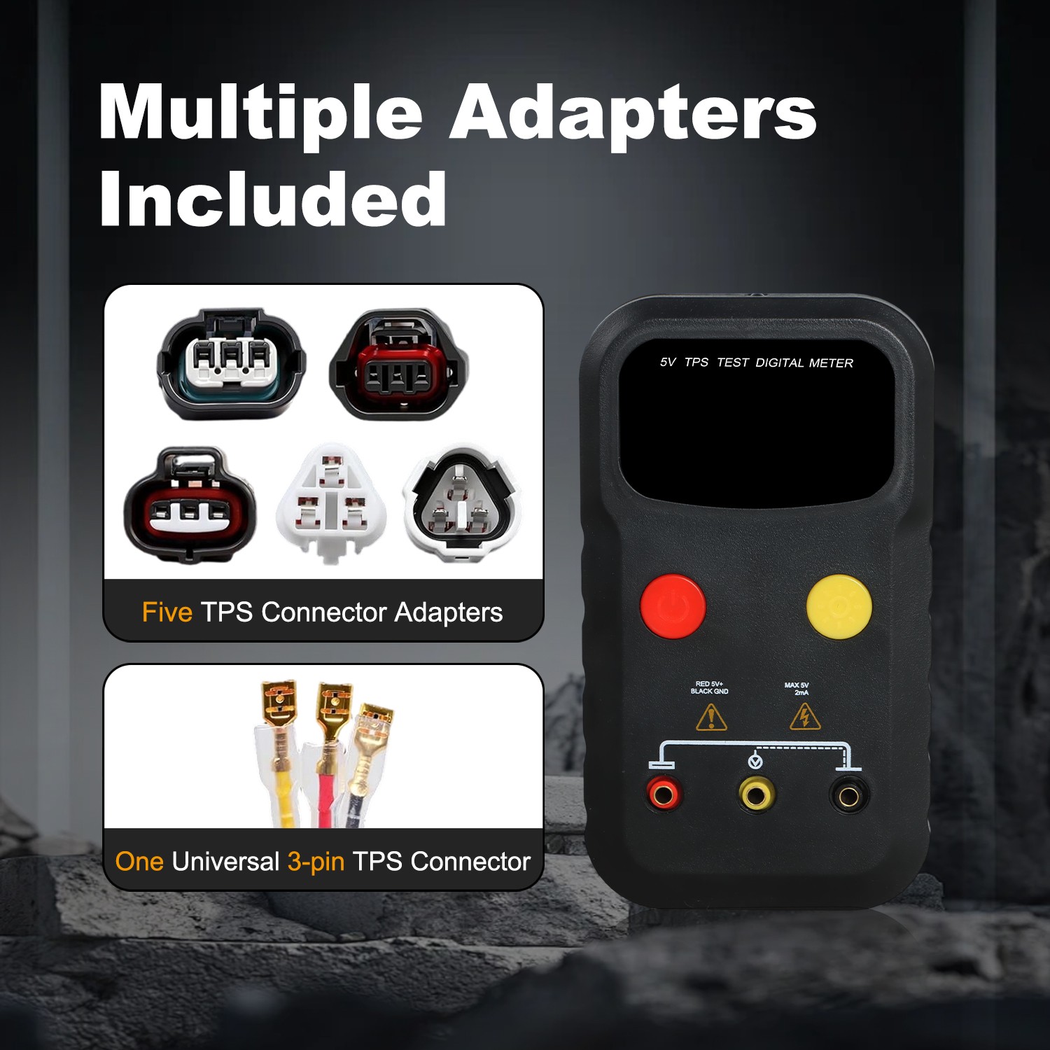 5V Adjustable TPS Throttle Position Sensor Tester for Marine Outboard Engines