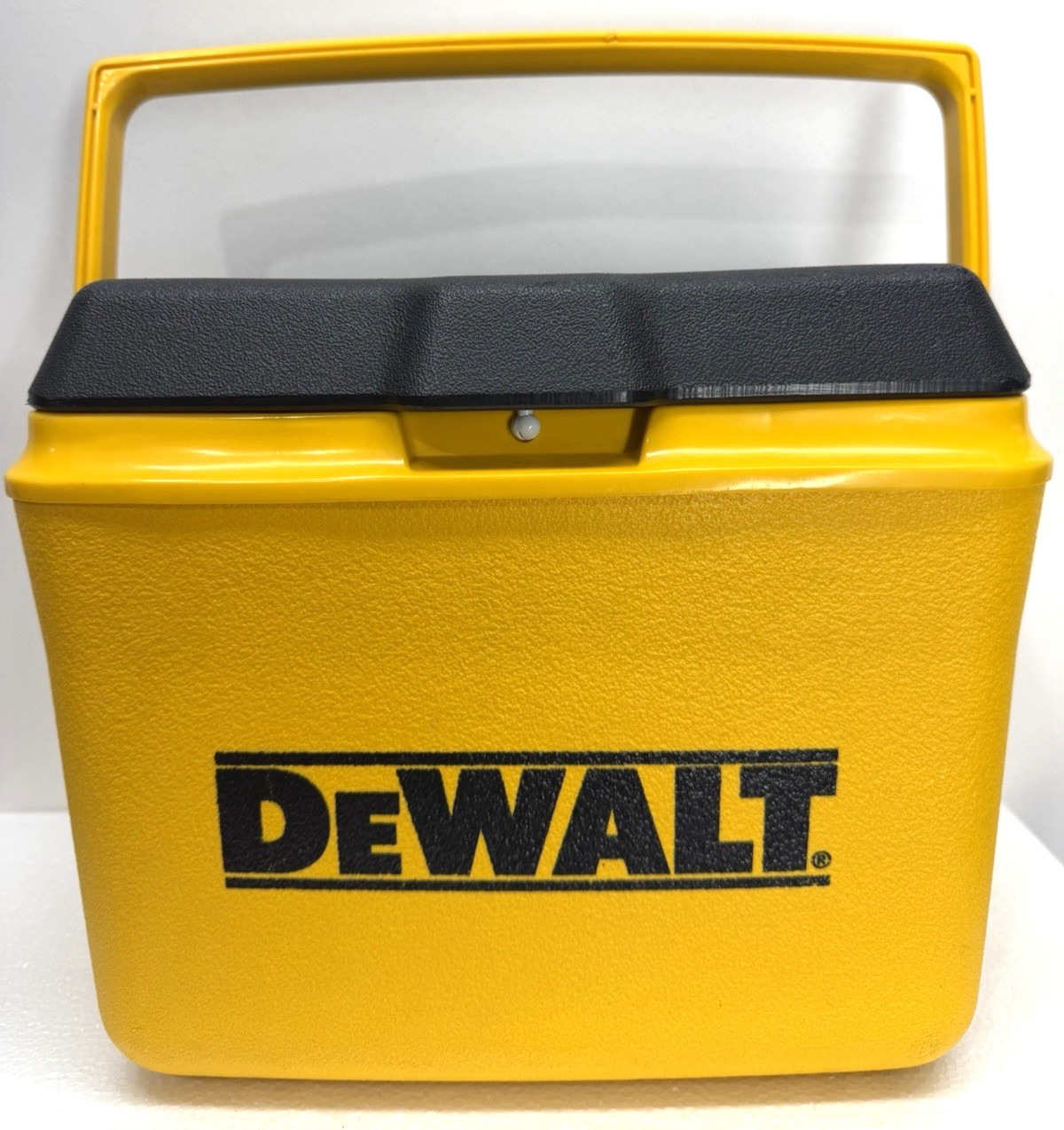 VTG DeWalt Tools Yellow Black Lunch Cooler Rubbermaid Lunchbox 12x8x11" 6 Pack