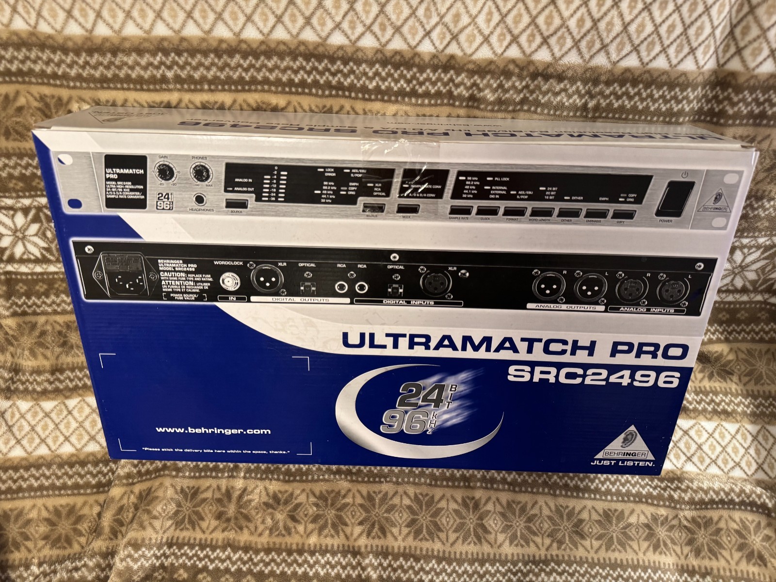 Behringer Ultramatch Pro SRC2496 New
